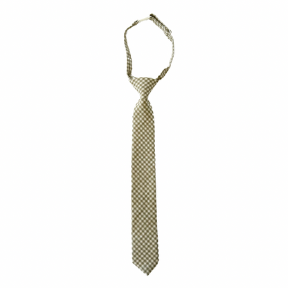 Jack Gingham Boys Pre-Tied Tie