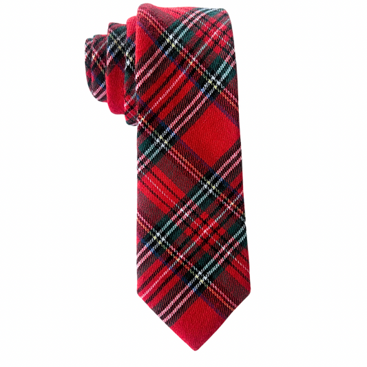 Classic Christmas Plaid Tie (2024)