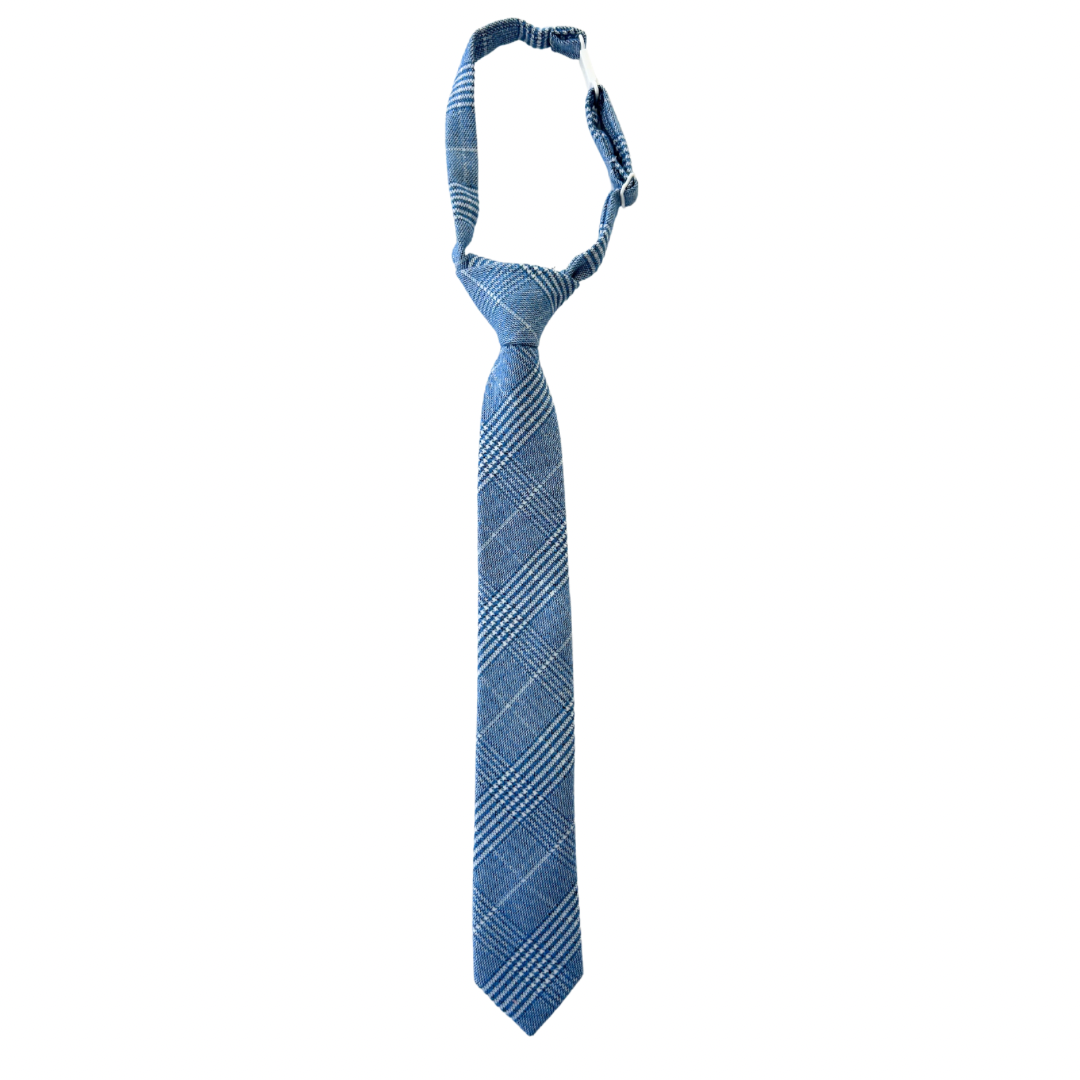 Boston Plaid Boys Pre-Tied Tie