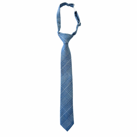 Boston Plaid Boys Pre-Tied Tie