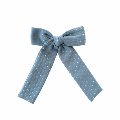 River Long Tail Hair Bow Clip