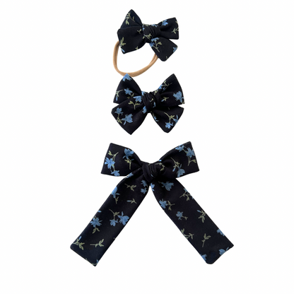 Blake Floral Petite Hair Bow