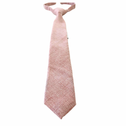 Rose Linen Boys Pre-Tied Tie