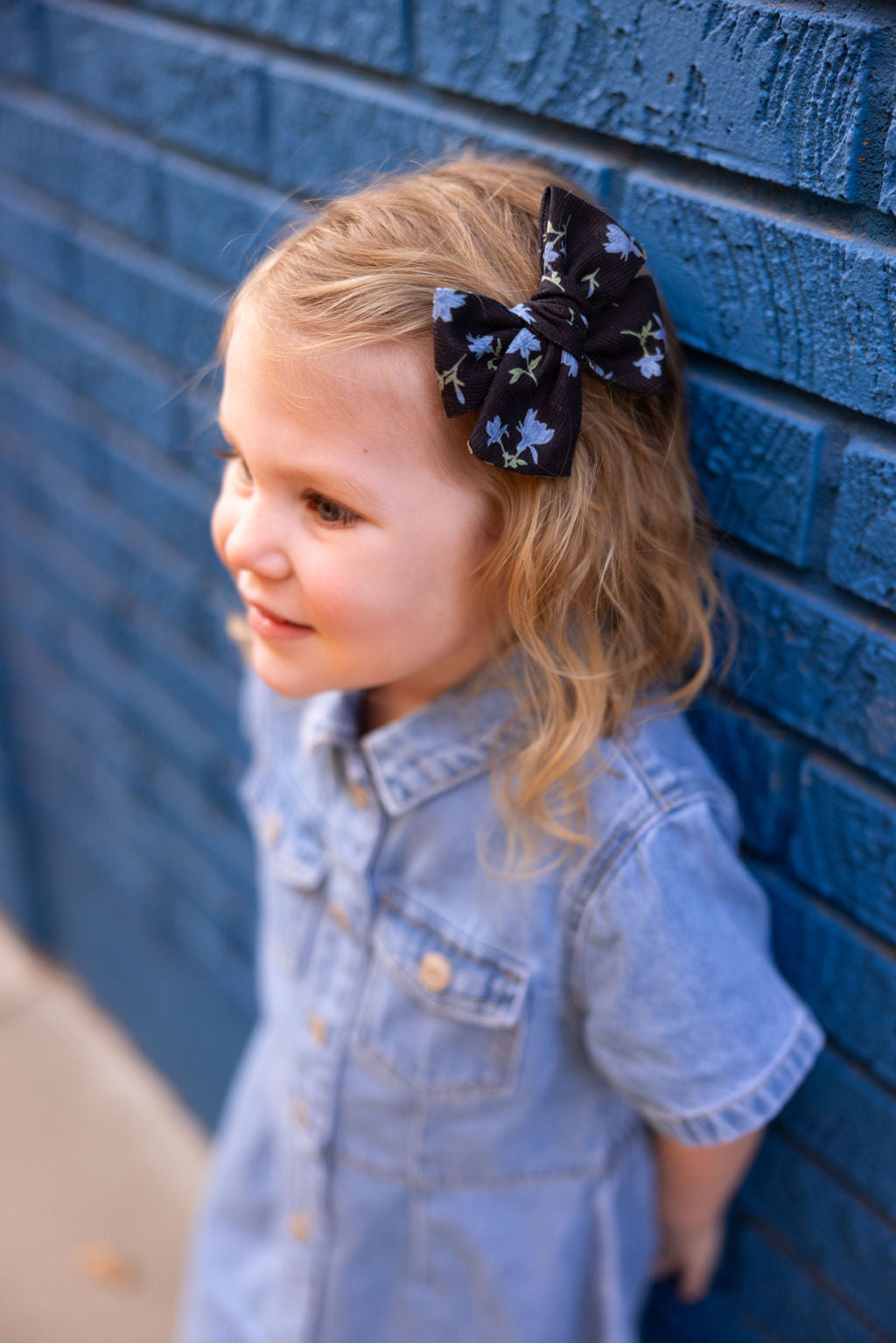 Blake Floral Midi Hair Bow