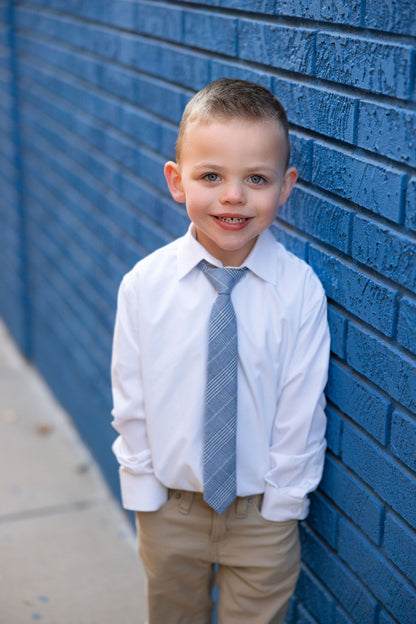 Boston Plaid Boys Pre-Tied Tie