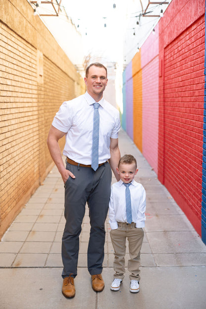 Boston Plaid Boys Pre-Tied Tie